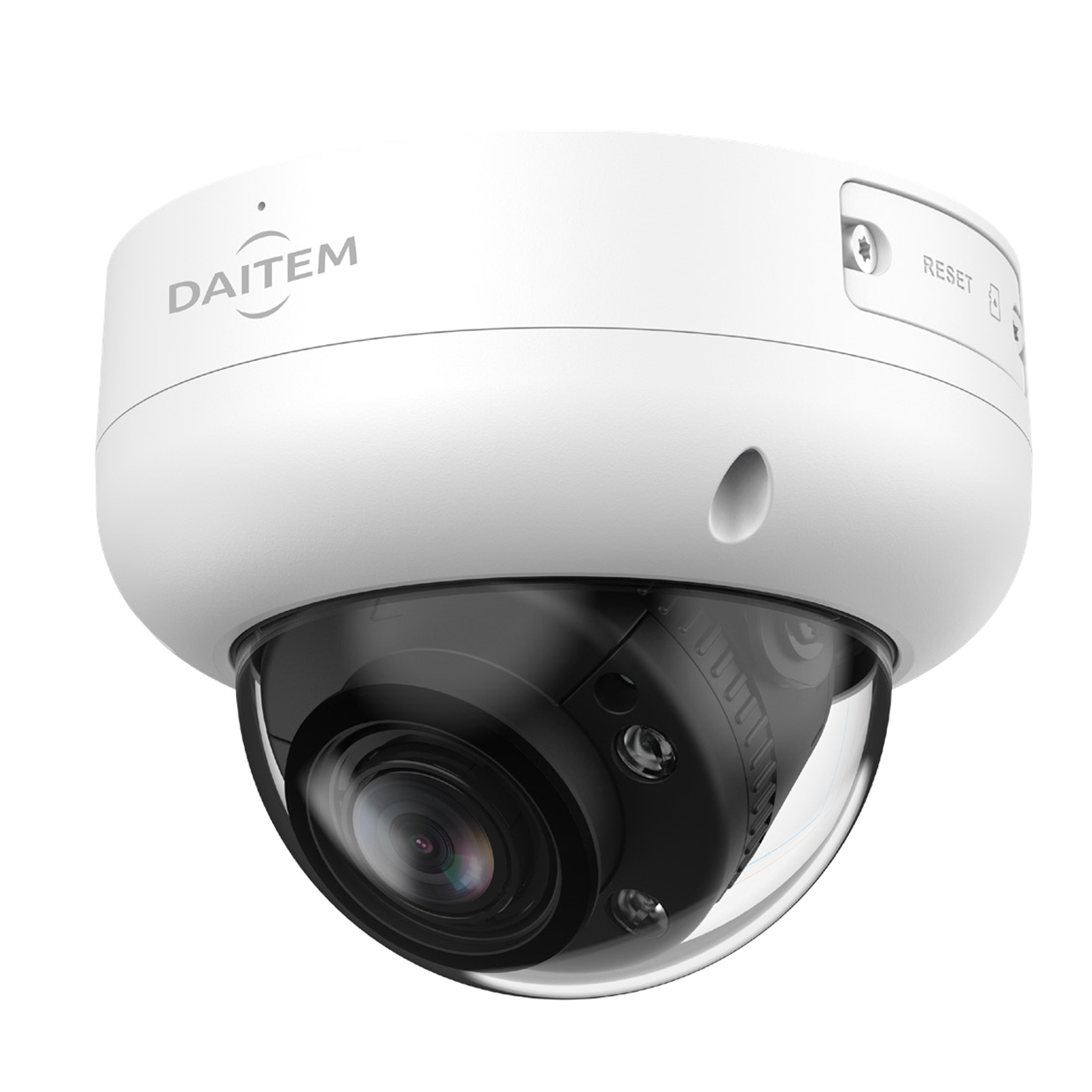 Caméra varifocal dôme 8Mp IR/LED IA POE