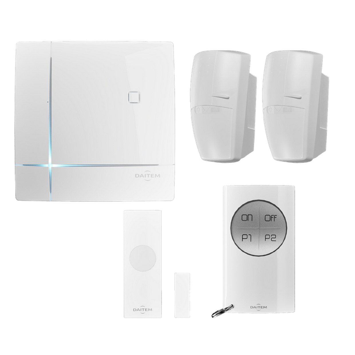  Ensemble E-Nova centrale 2 groupes et 10 détecteurs